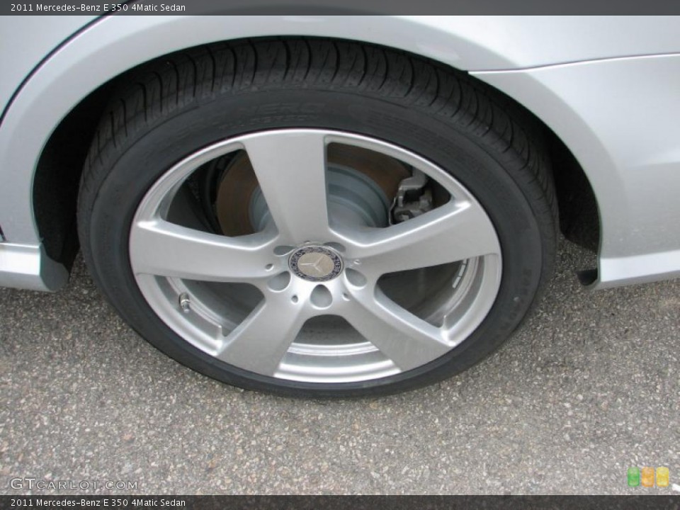 2011 Mercedes-Benz E 350 4Matic Sedan Wheel and Tire Photo #48621719