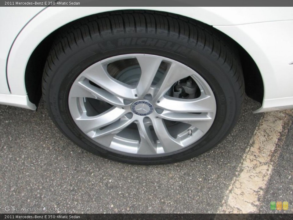 2011 Mercedes-Benz E 350 4Matic Sedan Wheel and Tire Photo #48621914