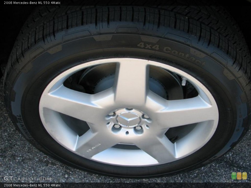 2008 Mercedes-Benz ML 550 4Matic Wheel and Tire Photo #48623294