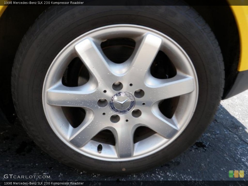 1998 Mercedes-Benz SLK 230 Kompressor Roadster Wheel and Tire Photo #48623901