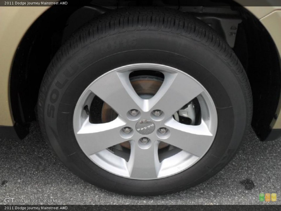 2011 Dodge Journey Mainstreet AWD Wheel and Tire Photo #48630526