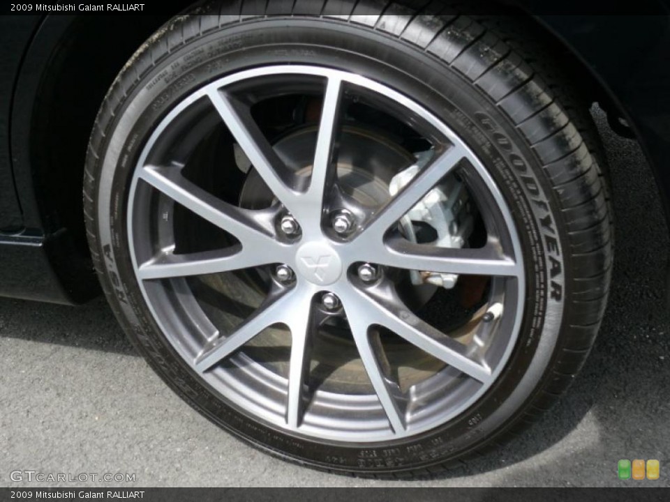 2009 Mitsubishi Galant RALLIART Wheel and Tire Photo #48638175