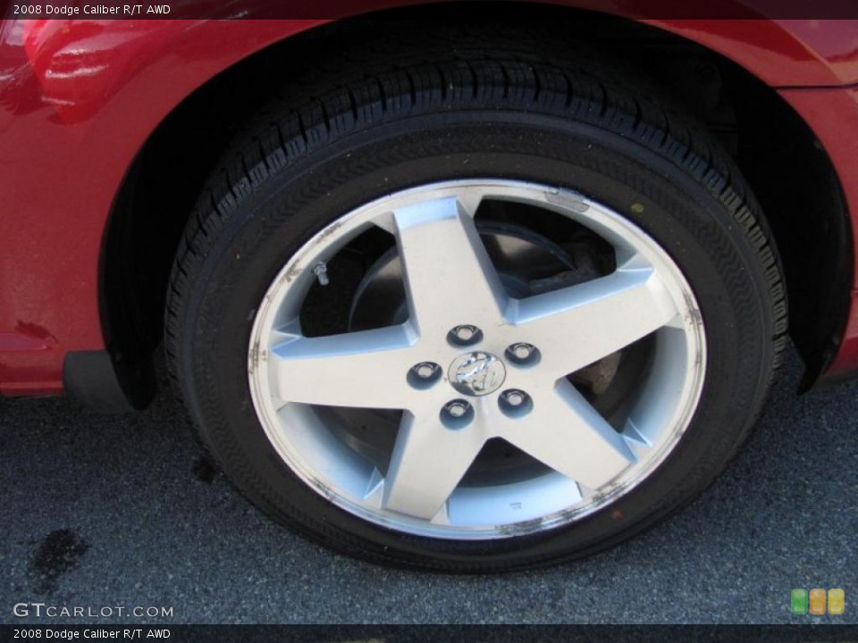 2008 Dodge Caliber R/T AWD Wheel and Tire Photo #48641388