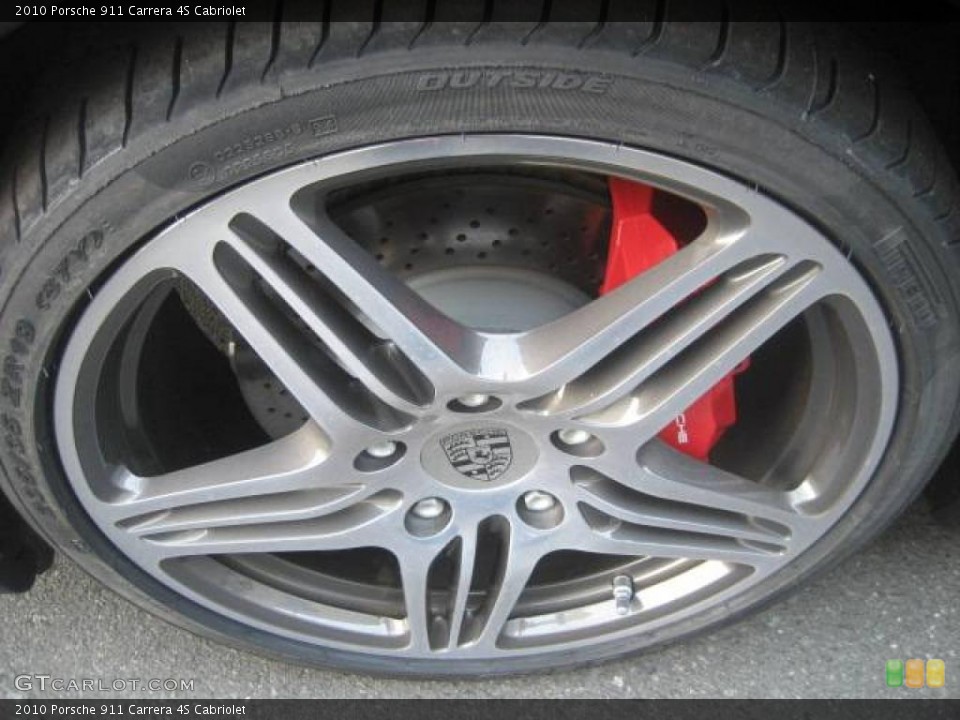2010 Porsche 911 Carrera 4S Cabriolet Wheel and Tire Photo #48642982