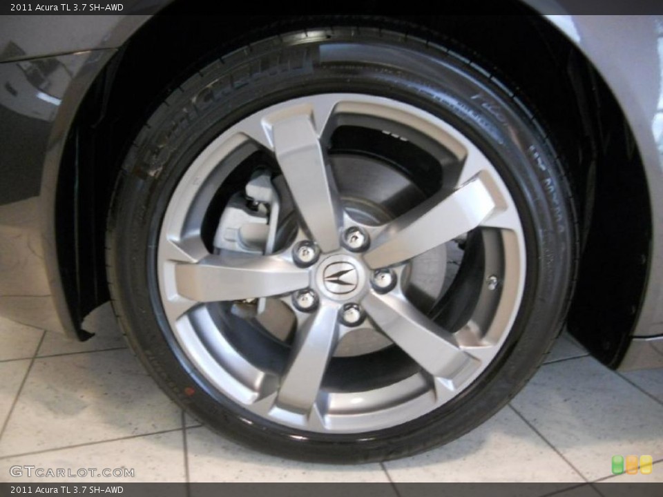 2011 Acura TL 3.7 SH-AWD Wheel and Tire Photo #48643549