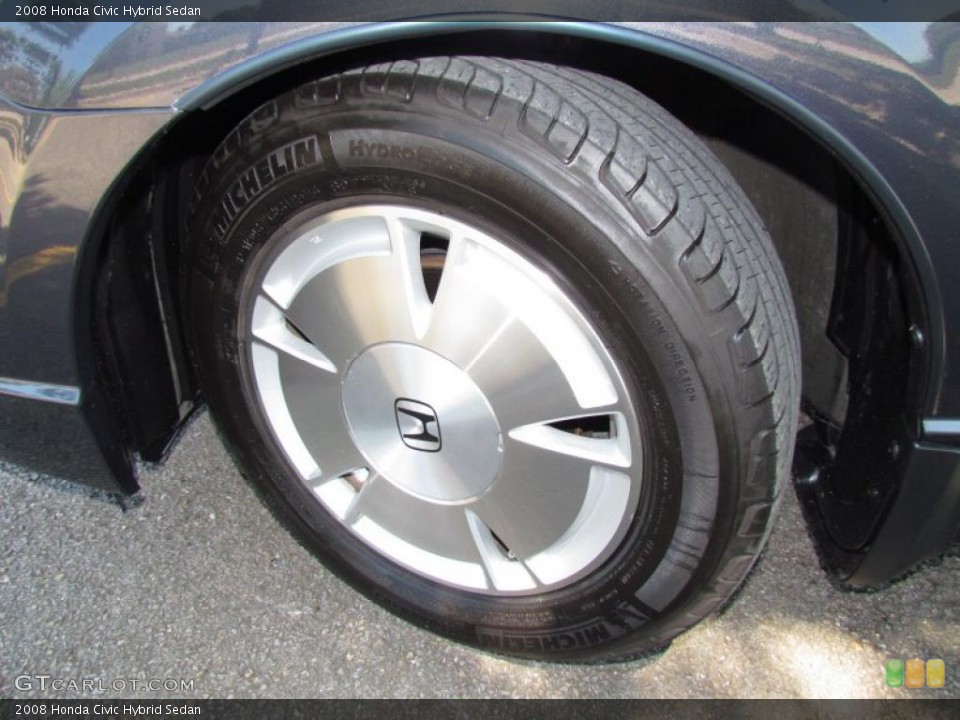 2008 Honda Civic Hybrid Sedan Wheel and Tire Photo #48646828