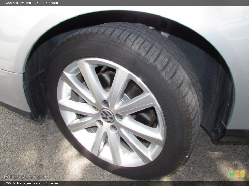 2006 Volkswagen Passat 3.6 Sedan Wheel and Tire Photo #48647842