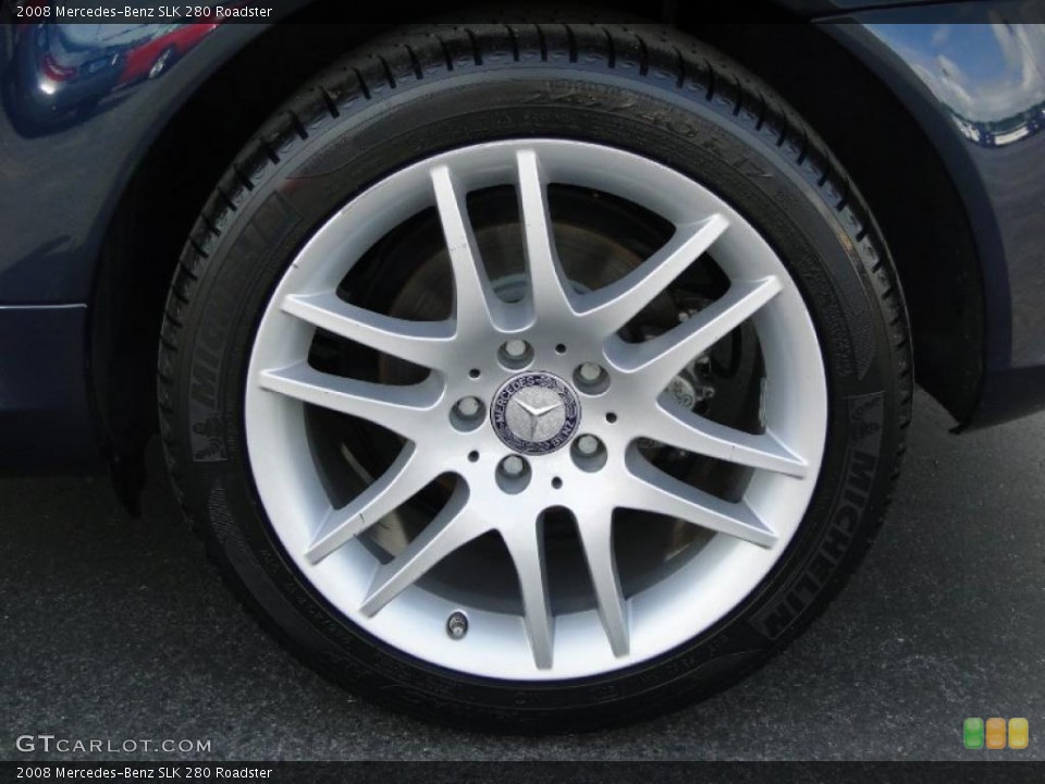 2008 Mercedes-Benz SLK 280 Roadster Wheel and Tire Photo #48650236