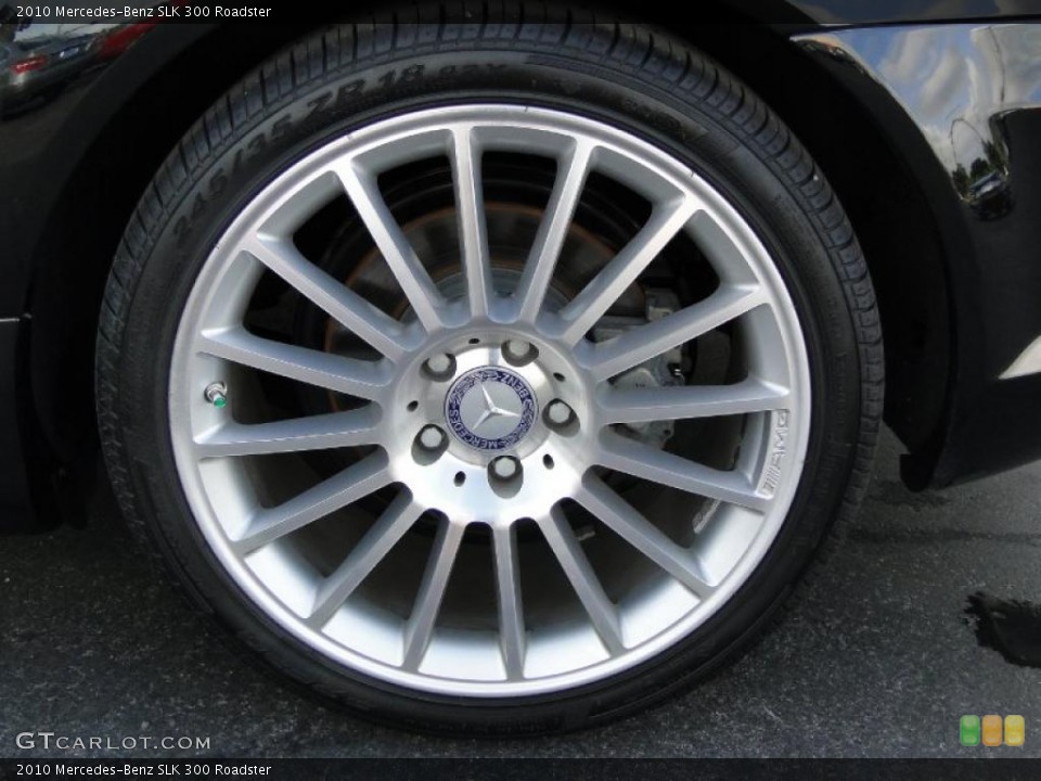 2010 Mercedes-Benz SLK 300 Roadster Wheel and Tire Photo #48650743