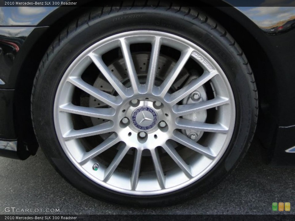 2010 Mercedes-Benz SLK 300 Roadster Wheel and Tire Photo #48650749