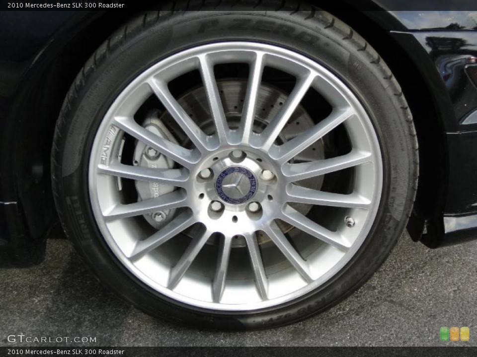 2010 Mercedes-Benz SLK 300 Roadster Wheel and Tire Photo #48650761