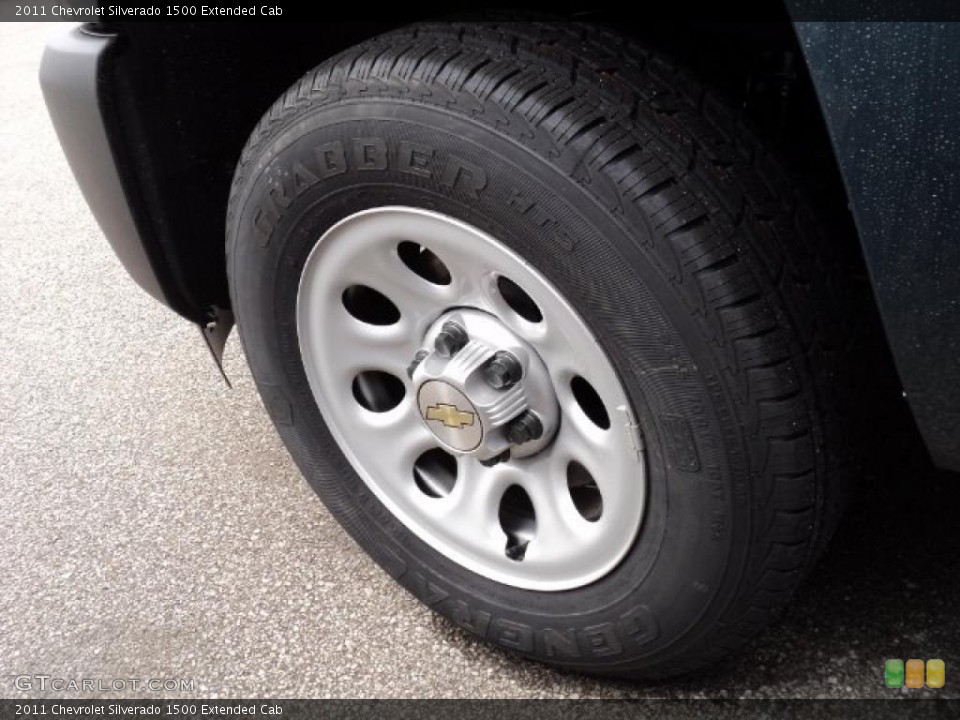 2011 Chevrolet Silverado 1500 Extended Cab Wheel and Tire Photo #48652384