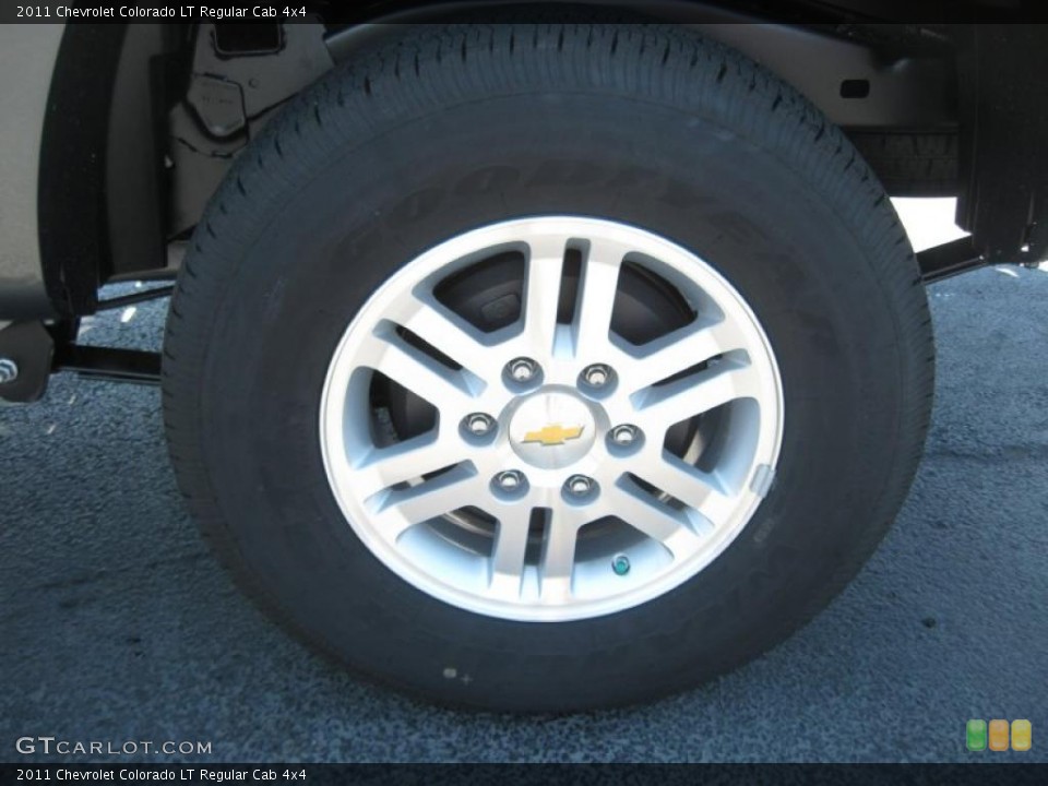 2011 Chevrolet Colorado LT Regular Cab 4x4 Wheel and Tire Photo #48652534