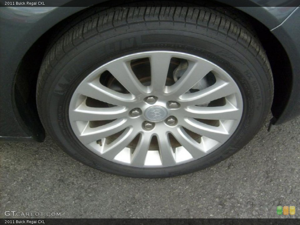 2011 Buick Regal CXL Wheel and Tire Photo #48659668