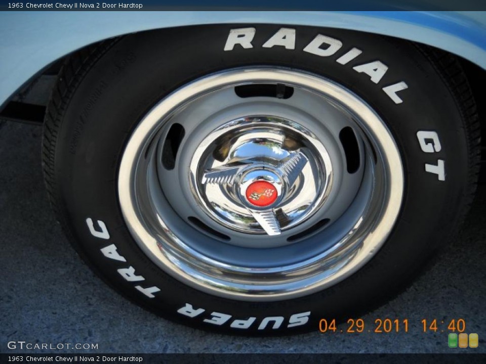 1963 Chevrolet Chevy II Nova 2 Door Hardtop Wheel and Tire Photo #48664772