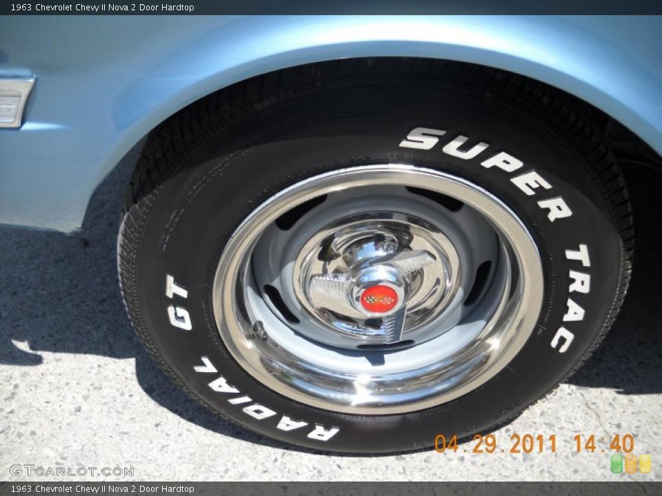 1963 Chevrolet Chevy II Nova 2 Door Hardtop Wheel and Tire Photo #48664800