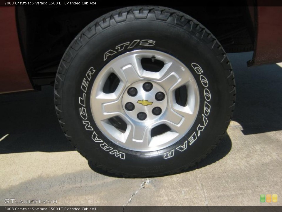 2008 Chevrolet Silverado 1500 LT Extended Cab 4x4 Wheel and Tire Photo #48665823