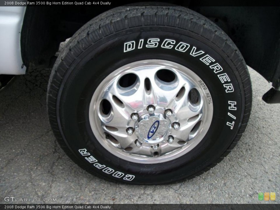 2008 Dodge Ram 3500 Custom Wheel and Tire Photo #48671139