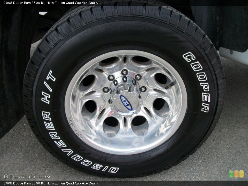 2008 Dodge Ram 3500 Custom Wheel and Tire Photo #48671185