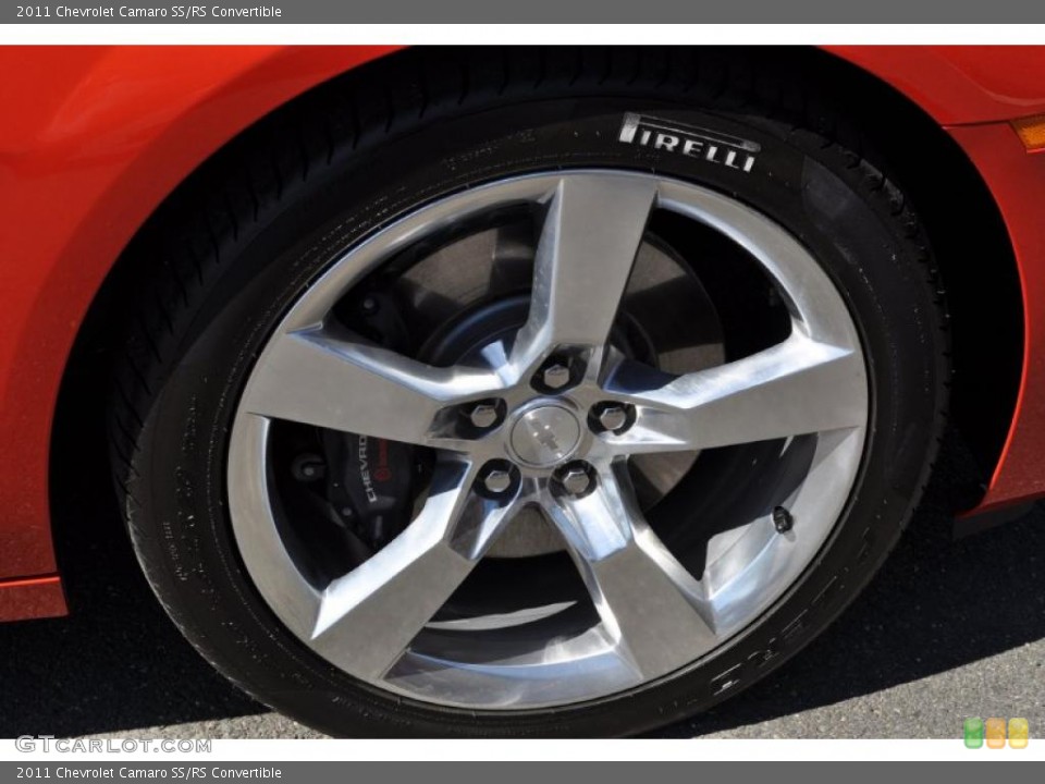 2011 Chevrolet Camaro SS/RS Convertible Wheel and Tire Photo #48674646
