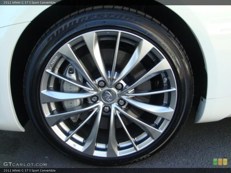 2011 Infiniti G 37 S Sport Convertible Wheel and Tire Photo #48675609