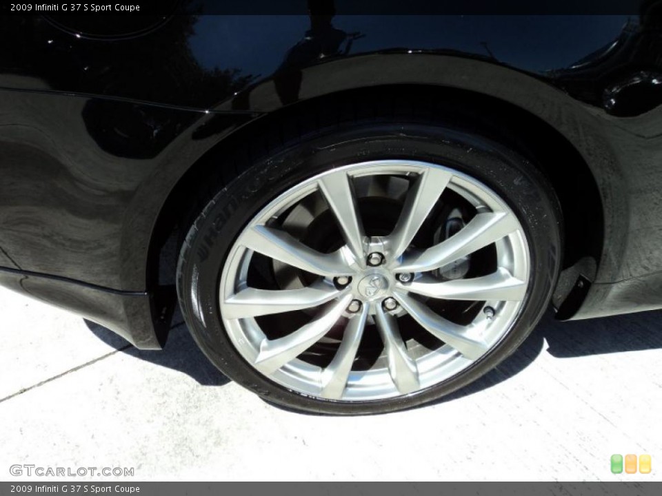 2009 Infiniti G 37 S Sport Coupe Wheel and Tire Photo #48675613
