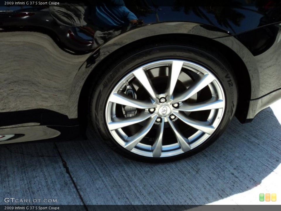 2009 Infiniti G 37 S Sport Coupe Wheel and Tire Photo #48675732