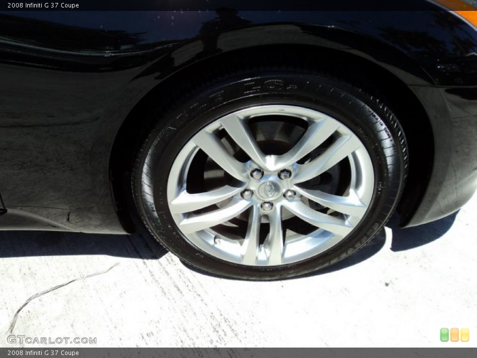 2008 Infiniti G 37 Coupe Wheel and Tire Photo #48677473
