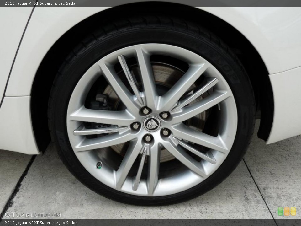 2010 Jaguar XF XF Supercharged Sedan Wheel and Tire Photo #48680894