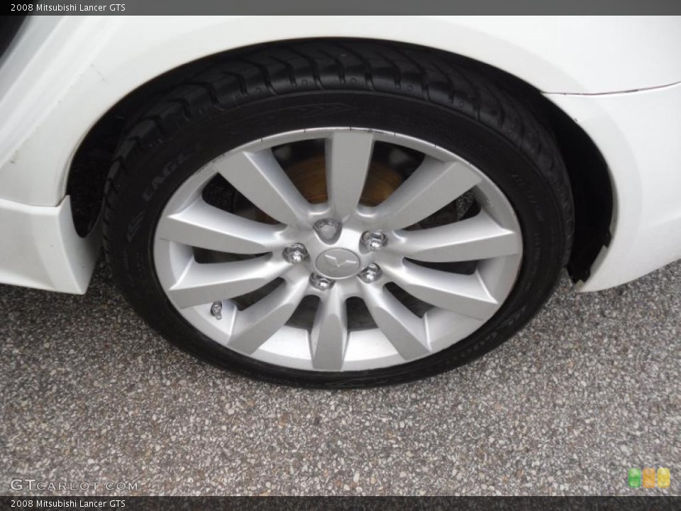 2008 Mitsubishi Lancer GTS Wheel and Tire Photo #48683663