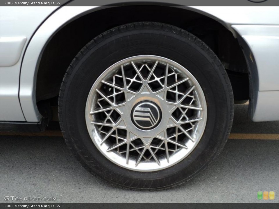 2002 Mercury Grand Marquis GS Wheel and Tire Photo #48684521