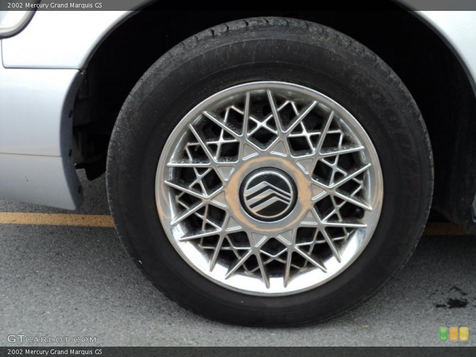 2002 Mercury Grand Marquis GS Wheel and Tire Photo #48684544