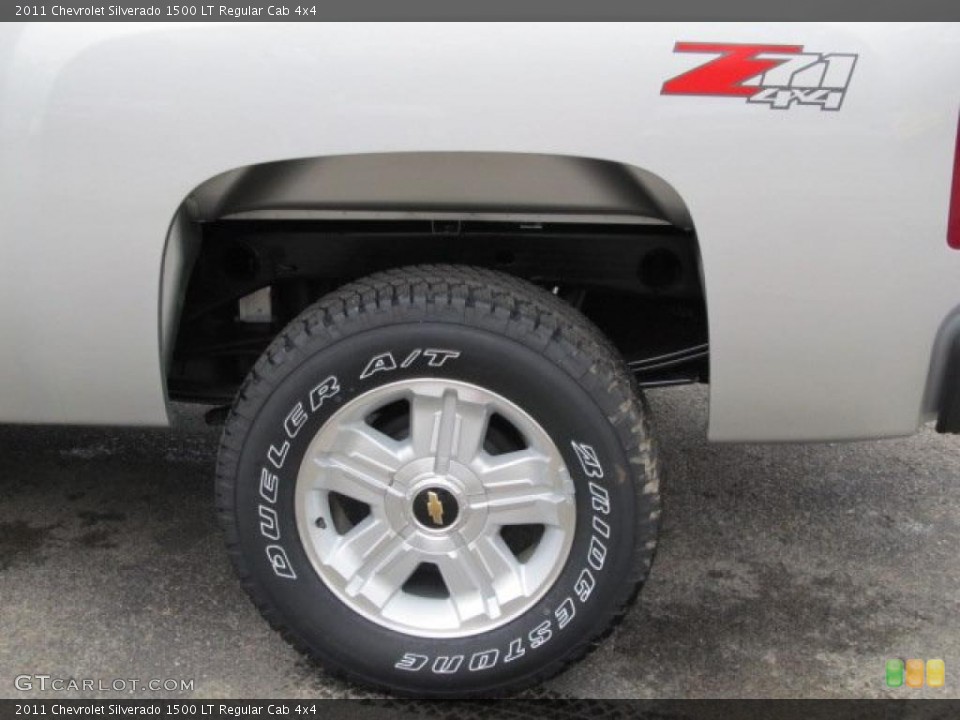 2011 Chevrolet Silverado 1500 LT Regular Cab 4x4 Wheel and Tire Photo #48685469
