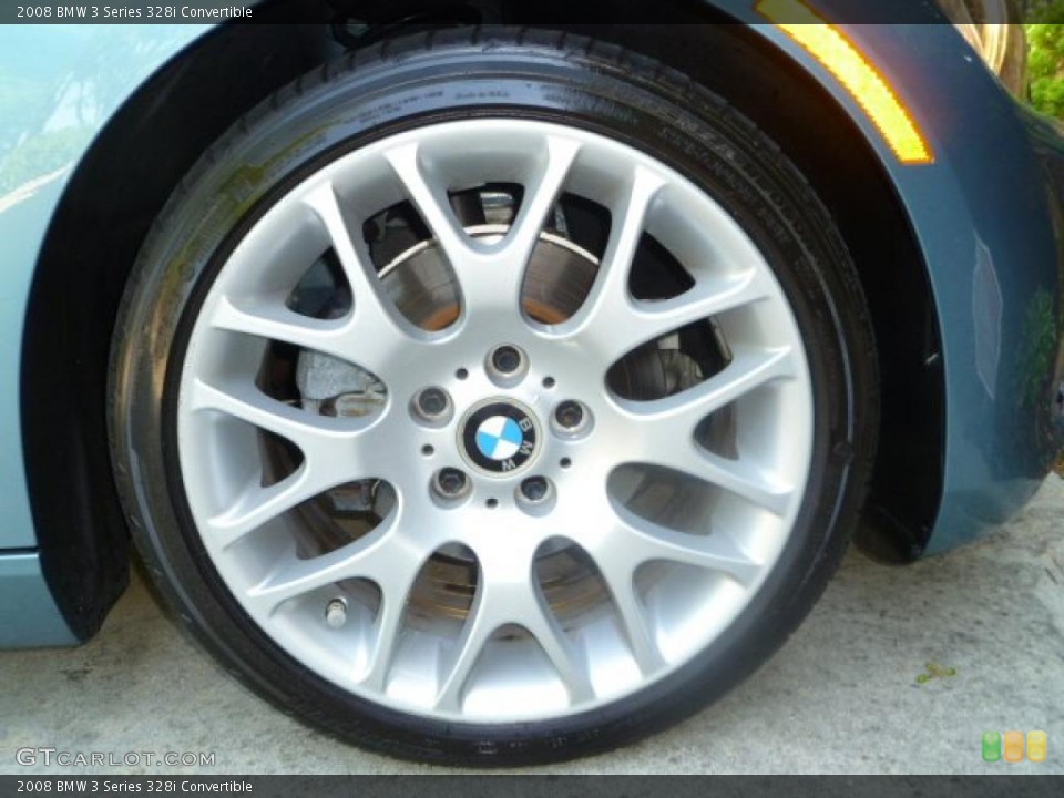 2008 BMW 3 Series 328i Convertible Wheel and Tire Photo #48690620