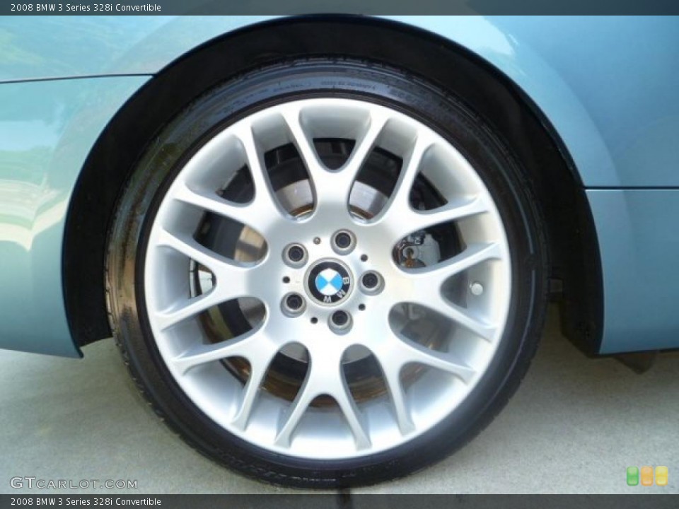 2008 BMW 3 Series 328i Convertible Wheel and Tire Photo #48690635