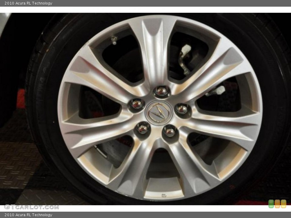 2010 Acura RL Technology Wheel and Tire Photo #48692352