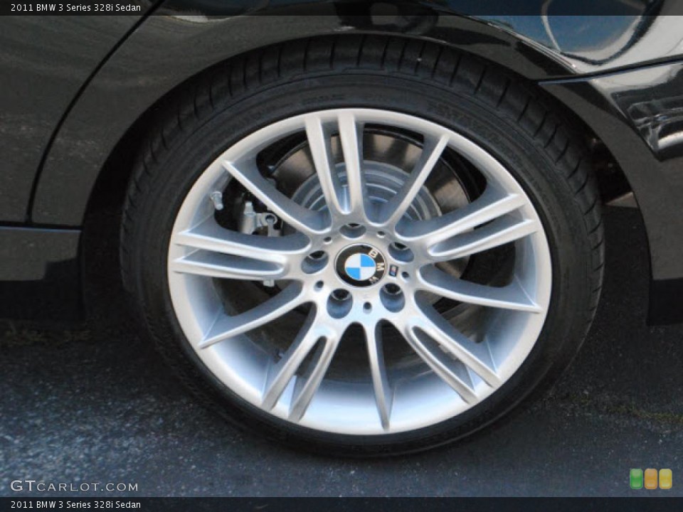 2011 BMW 3 Series 328i Sedan Wheel and Tire Photo #48696733