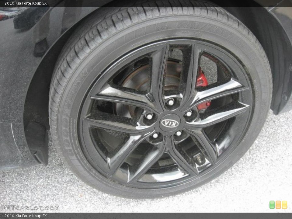 2010 Kia Forte Koup SX Wheel and Tire Photo #48699809