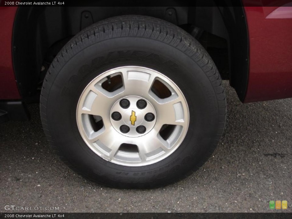 2008 Chevrolet Avalanche LT 4x4 Wheel and Tire Photo #48704914