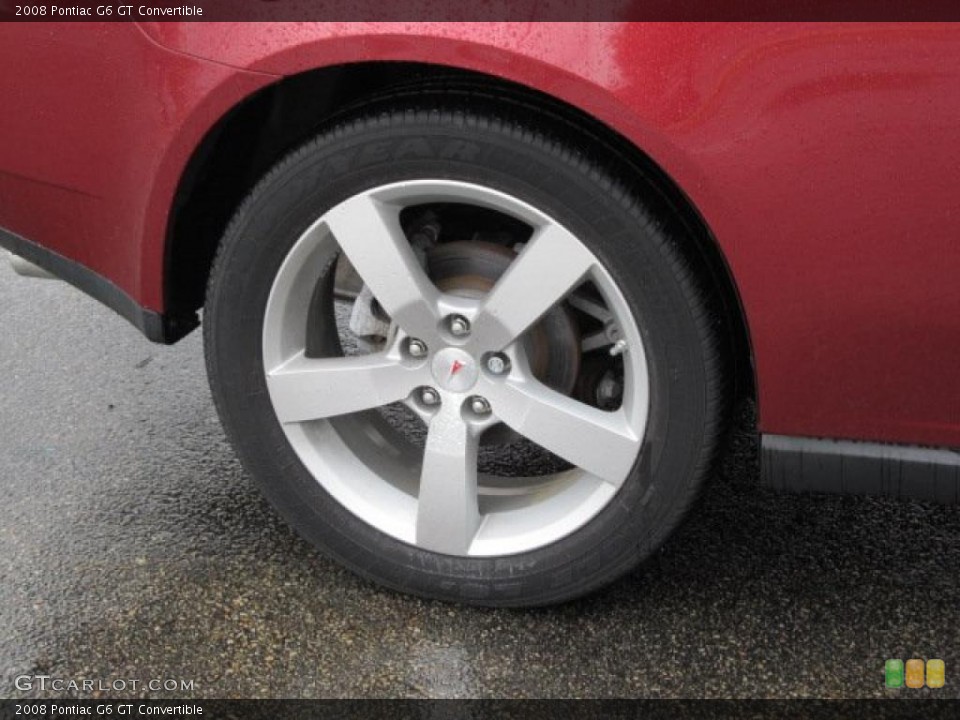 2008 Pontiac G6 GT Convertible Wheel and Tire Photo #48707629