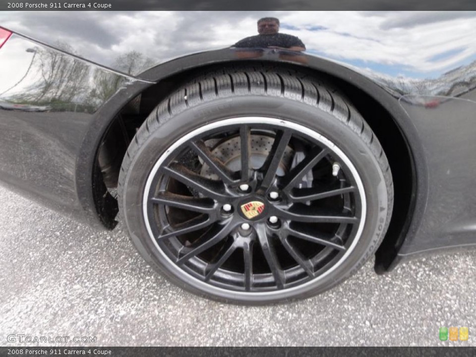 2008 Porsche 911 Carrera 4 Coupe Wheel and Tire Photo #48708247