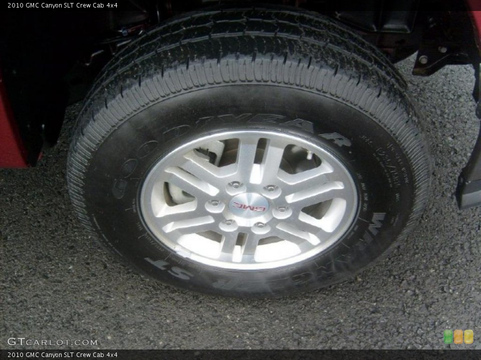 2010 GMC Canyon SLT Crew Cab 4x4 Wheel and Tire Photo #48713878
