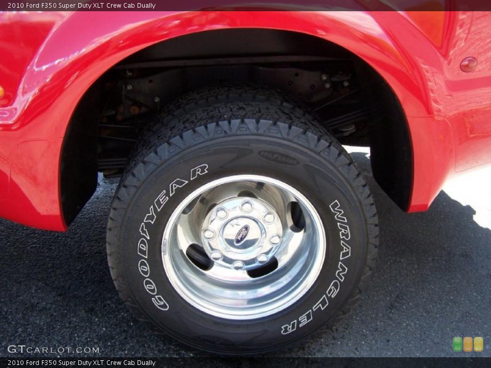 2010 Ford F350 Super Duty XLT Crew Cab Dually Wheel and Tire Photo #48715483