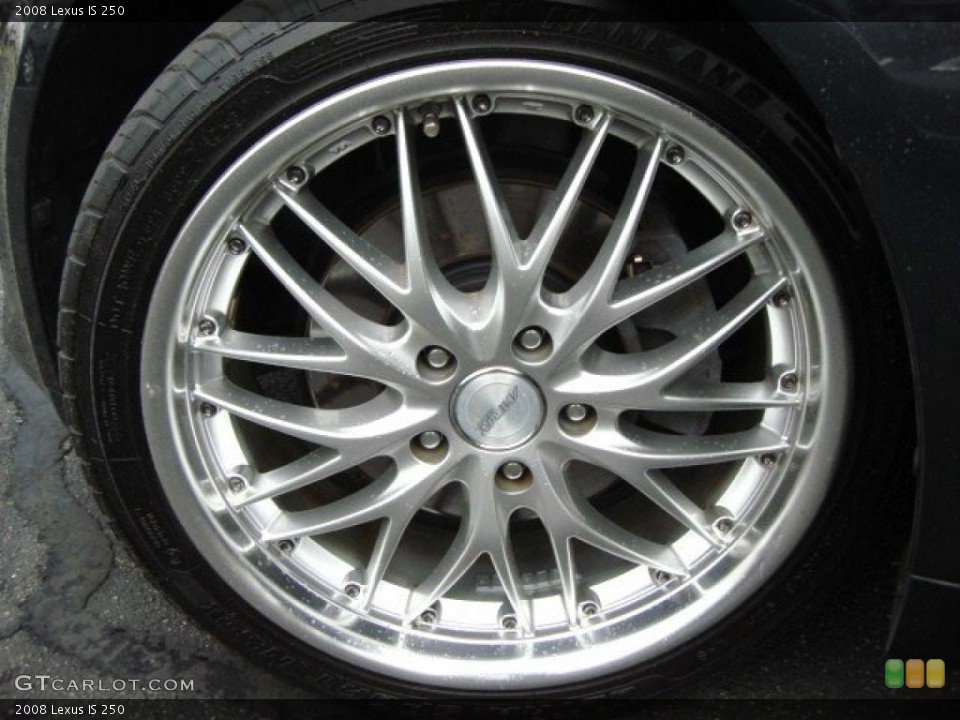 2008 Lexus IS Custom Wheel and Tire Photo #48716080