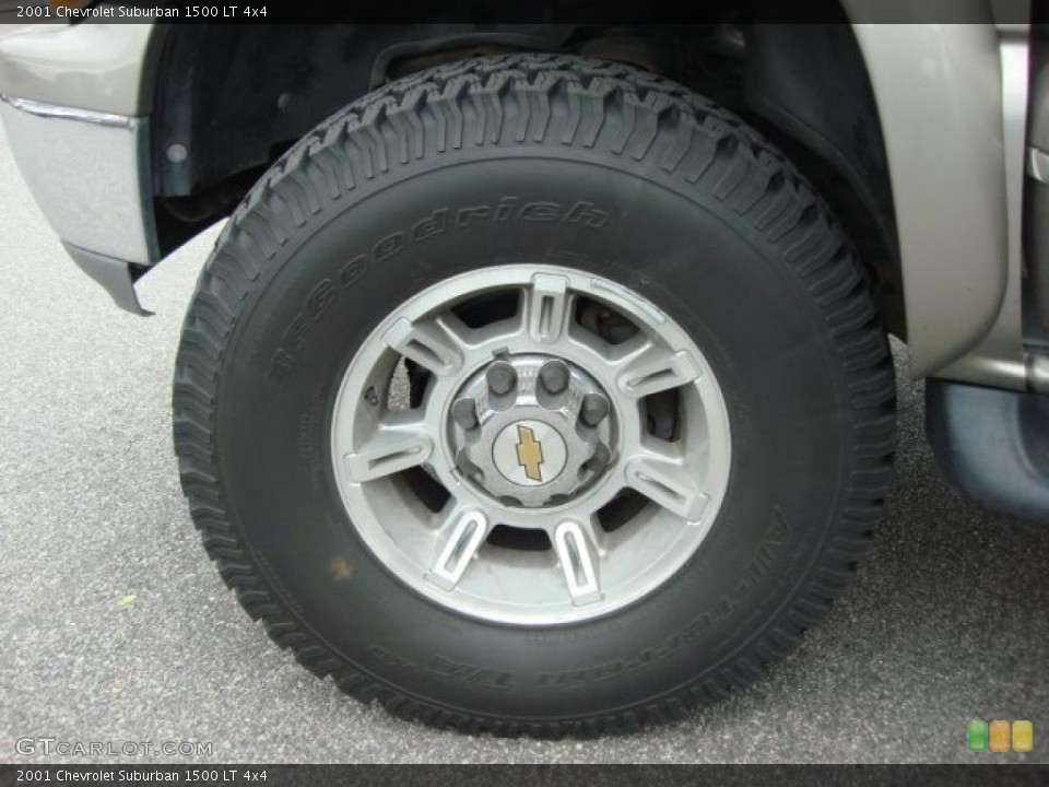 2001 Chevrolet Suburban 1500 LT 4x4 Wheel and Tire Photo #48718162