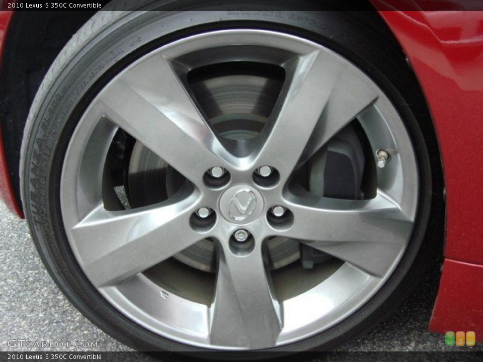 2010 Lexus IS 350C Convertible Wheel and Tire Photo #48718763