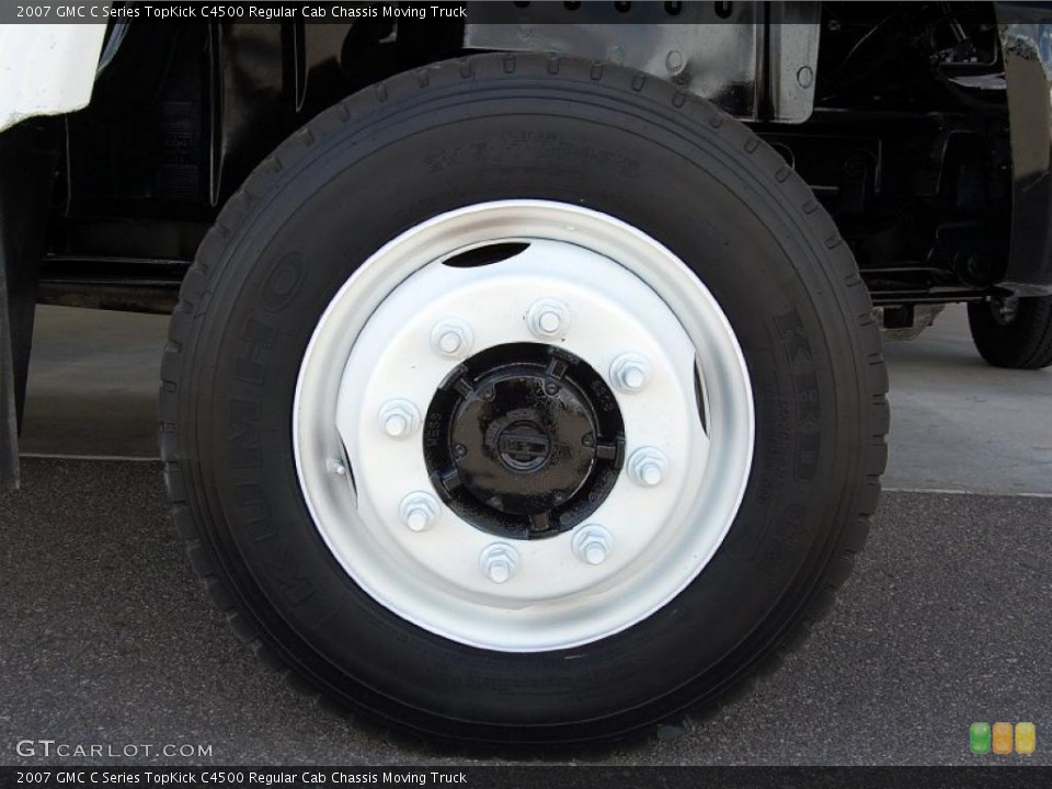 2007 GMC C Series TopKick C4500 Regular Cab Chassis Moving Truck Wheel and Tire Photo #48732222