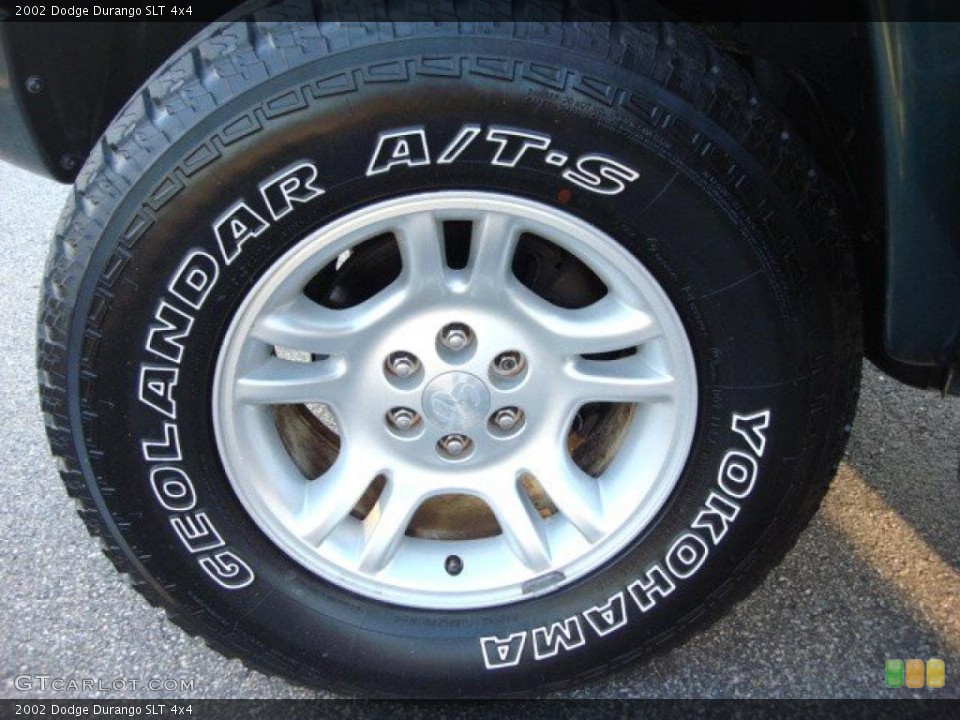2002 Dodge Durango SLT 4x4 Wheel and Tire Photo #48735369