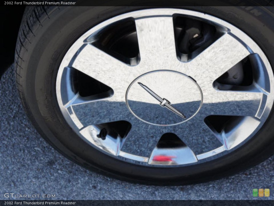 2002 Ford Thunderbird Premium Roadster Wheel and Tire Photo #48741663