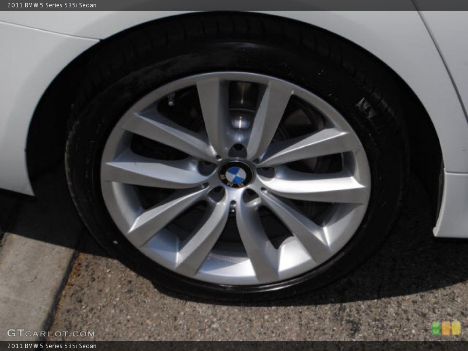 2011 BMW 5 Series 535i Sedan Wheel and Tire Photo #48747675